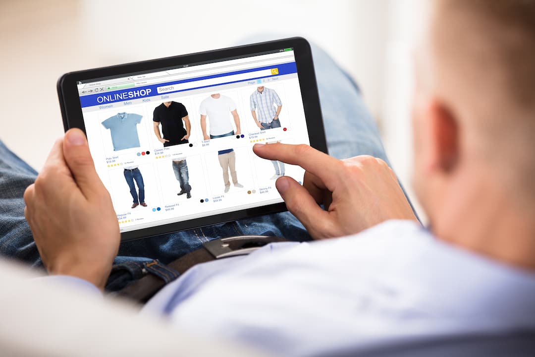 zakupy ubrań online, tabela rozmiarów ubrań męskich