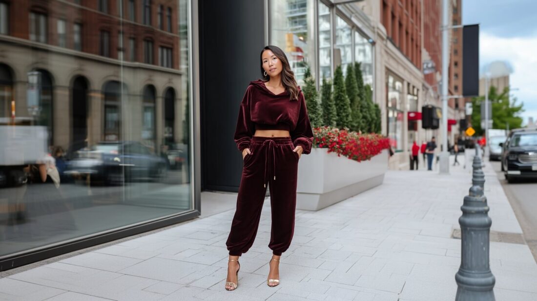 dres welurowy damski