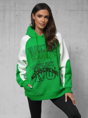 bluza oversize zielona