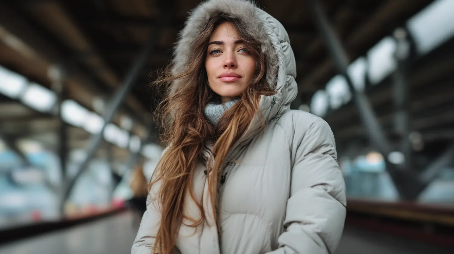 szara kurtka zimowa damska