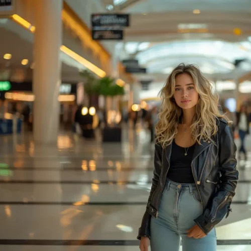 kurtka skórzana damska